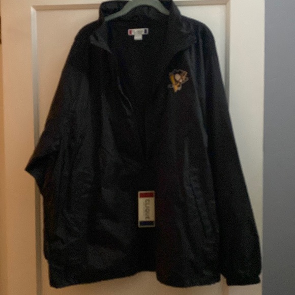 New hockey Pittsburgh penguin light jacket windbreaker - Picture 1 of 4